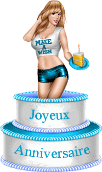 Gif animé joyeux anniversaire sexy